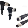 厂家直销 M12/M8/M5防水连接器 工业插头 屏蔽连接线 电缆连接器