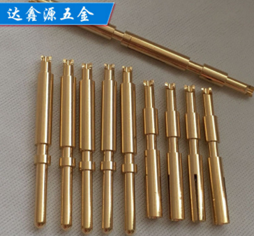 AC-DC电源电缆医疗连接器2.0*32环保黄铜镀金公母铜针PIN针插针图2
