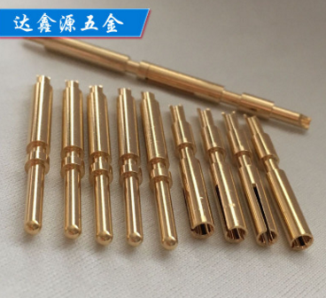 AC-DC电源电缆医疗连接器2.0*32环保黄铜镀金公母铜针PIN针插针图3
