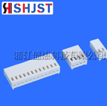 LED塑料壳25402接线胶壳配套连绕端子连接器间距2.54mm接插件
