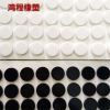 厂家生产磨砂硅胶垫圈黑色硅胶脚垫单面自粘硅胶垫片电器防滑硅胶