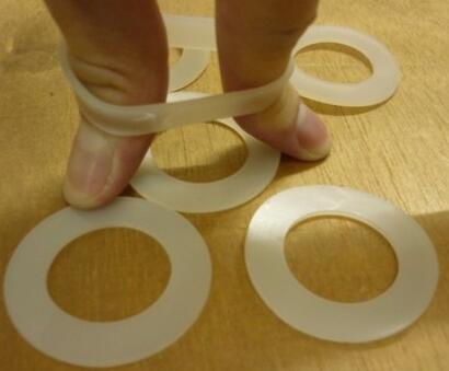 透明硅胶密封垫片 硅胶垫圈 环保3M自粘硅胶薄片 耐磨硅胶垫片
