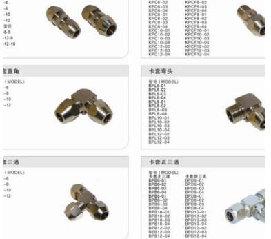 供应气源接头气动管路接头气动接头铜接头铜三通