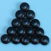 厂家定做优质PVC防水O型密封圈 批发黑色双面护线圈