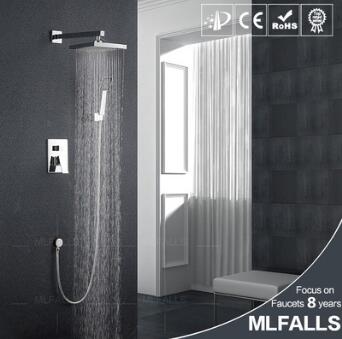 跨境暗装淋浴龙头 入墙式淋浴花洒套装 冷热混水阀淋浴器M6049C