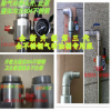 厂家直销SZQ-25气动油桶专用泵 全不锈钢304气动油桶泵气动插桶泵