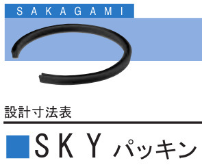 B+SZZ日本阪上/SAKAGAMI气动液压油封SKY型Y型圈活塞杆两用密封圈