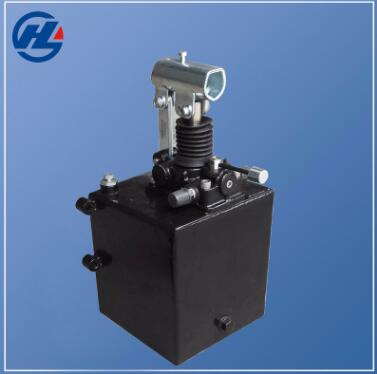 华立直销液压手动泵泵头便携大流量双作用手动液压泵泵头非标定制