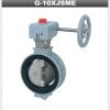 PN16球墨铸铁DJ型涡轮蝶阀/G-10XJSME涡轮蝶阀
