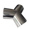 供应卫生级焊接Y型三通 异径三通 等径三通 304/316L不锈钢管件