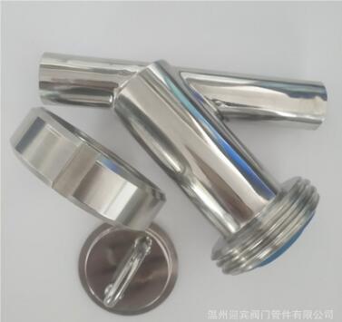 不锈钢焊接式Y型过滤器 卫生级304细滤网过滤器 沙石杂质颗粒过滤图3