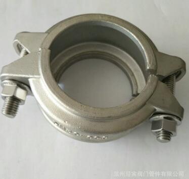 不锈钢拷贝林卡箍 304抱箍 沟槽式消防水处理管道接头管卡批发图3