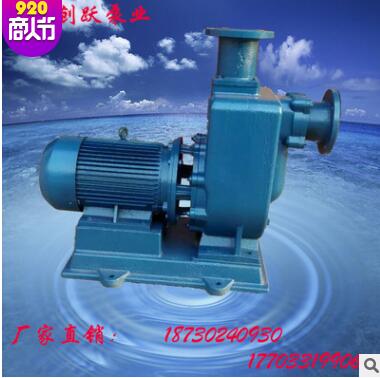 厂家直销无阻塞高效自吸泵 不锈钢排污泵自吸离心泵65zw-7.5kw图2