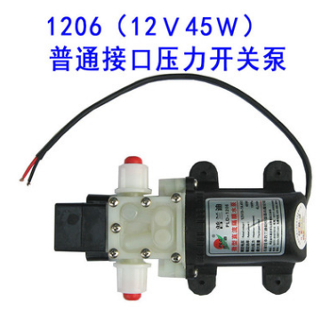 正品普兰迪PLD-1206压力开关泵 洗车喷雾浇花水泵 12V45W 抽水泵