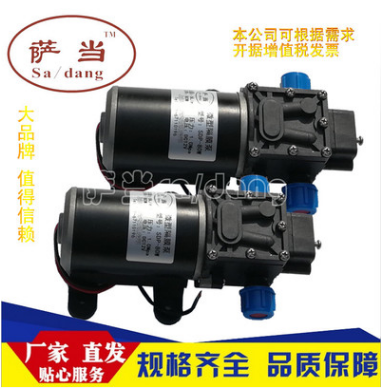 电动隔膜泵 小水泵净水器自吸泵 洗车隔膜泵 房车泵萨当品牌220V图2