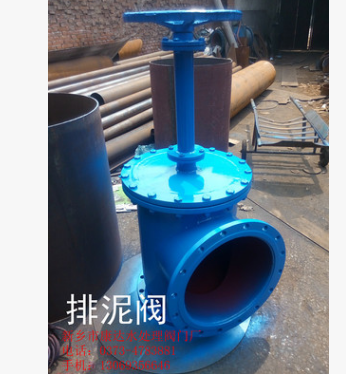 SD44X-16手动排泥阀 铸铁角式排泥阀 水池泥沙自动排泥图2