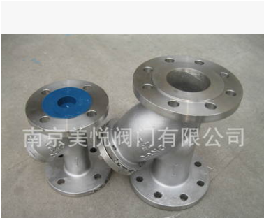 304不锈钢Y型过滤器 GL41W 不锈钢法兰过滤器 DN50 65 80 100