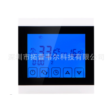 周编程电采暖 电热板碳晶温控器 TP202电暖温控器