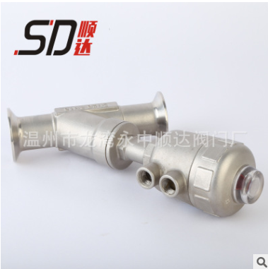 厂家专业生产双作用法兰角座阀不锈钢角座阀图2