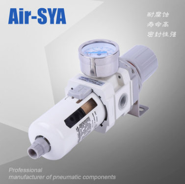 亚德客油水分离器气源处理器单杯 空气过滤器 减压阀AW3000-03