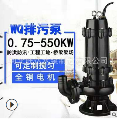 旺达专业供应WQ QW 系列潜污泵 200WQ300--7--11型潜水排污泵