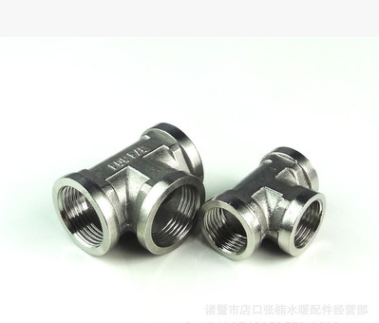 厂家水暖内牙方体304不锈钢配件dn15内螺纹三通1/2内丝三通201图3