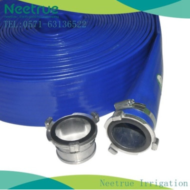 NEETRUE 杭州厂家专业生产各种型号PVC涂塑水带 防爆水龙带 高压