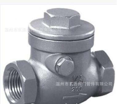 厂家直销不锈钢丝扣止回阀H41图2