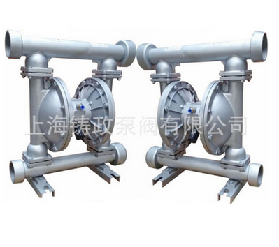 不锈钢气动隔膜泵 小体系列QBY3-100p耐酸碱泵 抽溶剂泵厂家直销