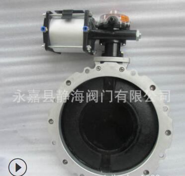 不锈钢板CP101气动水泥铝合金粉体放料单/双法兰蝶阀V2FS/V1FS图3