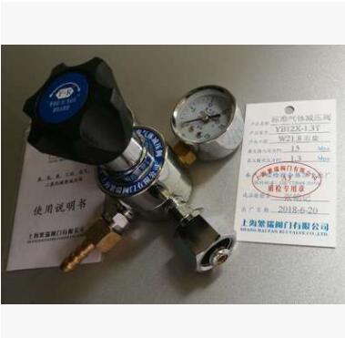 标准气体减压阀YB12X-1.3T混合高纯气2升4升8升小钢瓶调节器 繁瑞