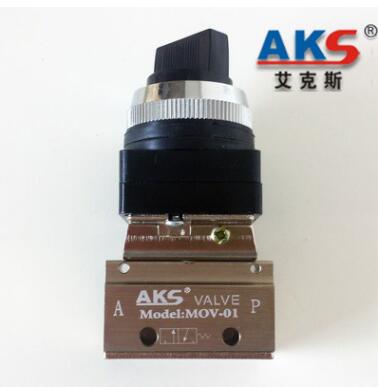 AKS艾克斯二位三通机械阀MOV-01/02旋转型滚轮型气动阀门开关图3