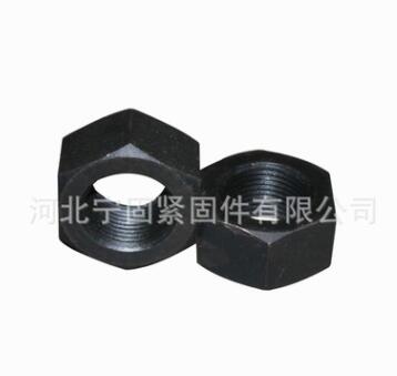 厂家直销高强度螺母GB6170-86氧化发黑碳钢10.9