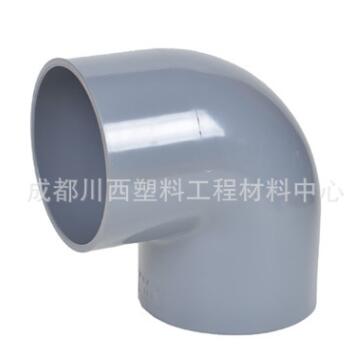 PVC弯头 灰色 直角90度 45度 承插粘接式 化工、给水用图2