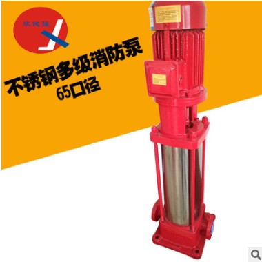 XBD不锈钢65口径多级消防泵 不锈钢消防泵机械密封固定式消防泵
