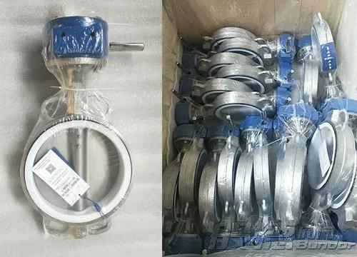 成都客户采购般德不锈钢止回阀和蝶阀产品