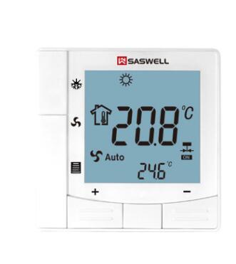 森威尔saswell485通讯中央空调温控器 风机盘管温控器SAS810FCT-2