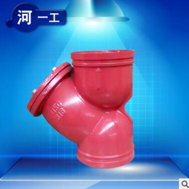 批发生产 沟槽过滤器G81X Y型管道水过滤器DN100 大口径过滤器图2