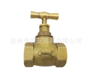 工程专用黄铜抛砂丝扣内螺纹截止阀 铜慢开非洲水管止水阀 DN15图3