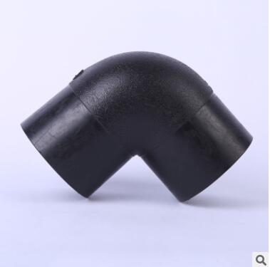源头工厂全新料对接90度弯头大弯多规格耐压接头现货批发pe管件图2