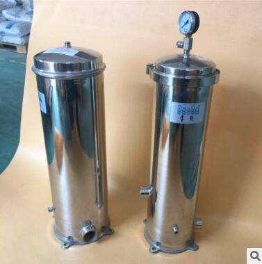 宝纳304不锈钢精密保安过滤器水处理PP棉滤芯前置净水器20寸30寸图2