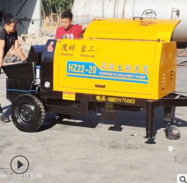 室内二次构造柱泵上料机 大颗粒混凝土输送输送泵细石砂浆浇筑泵图2