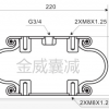 JW1-5050G3/4设备空气弹簧减震气囊 W01-M58-6374 1B200-10 1B5050G3/4 PM/31091(81/4x1) EB-250-85 822419004 9’’1/4x