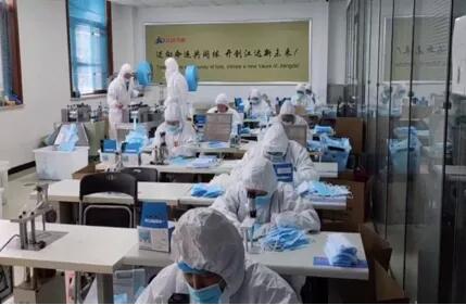 龙口江达口罩车间