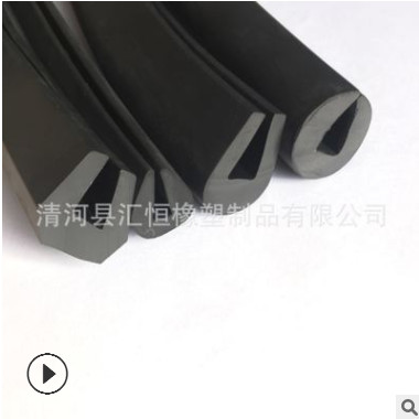 供应 Ｕ型硅胶密封条　钢板包边条　防水硅胶条图3