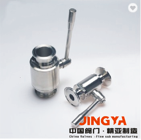 精亚快装直通球阀两片式直通球阀卫生级球阀全包球阀新型直通球阀图2
