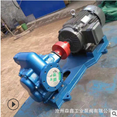 森鑫厂家直销KCB-1200 铸铁管 卧式高粘度大流量齿轮泵图3
