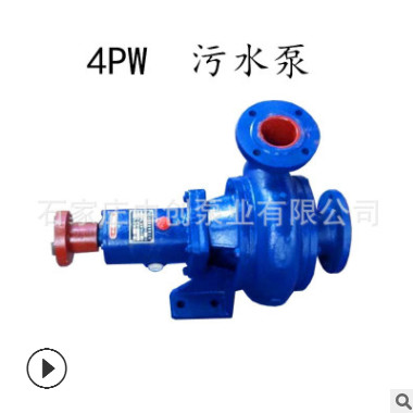 中创直销 4PW离心式耐酸碱 耐腐蚀单吸污水泵 一台起批质量可靠图2