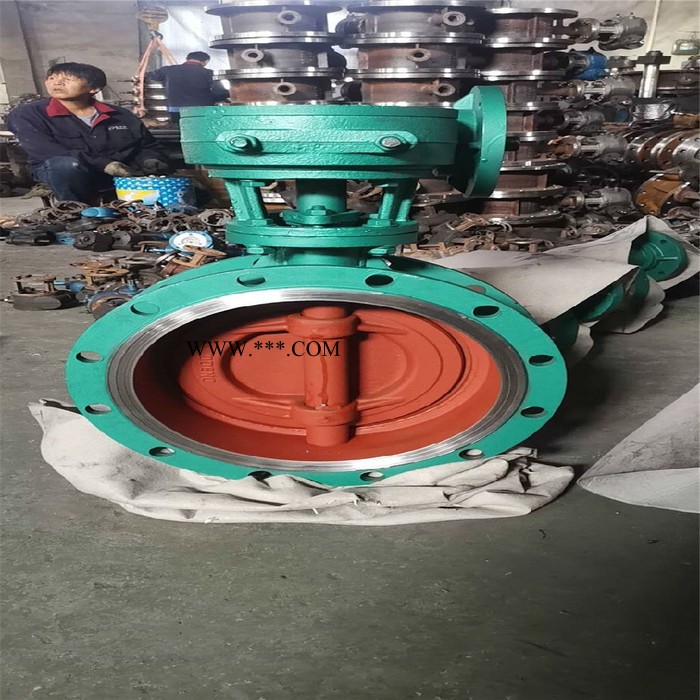 福建龙盛达 手动法兰蝶阀定制 DN100蝶阀  DN200蝶阀  DN300蝶阀 工业铸铁蝶阀门 涡轮法兰蝶阀图1
