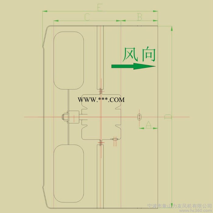 供应力友牌G315A-3 变频电机专用风扇 电机风机